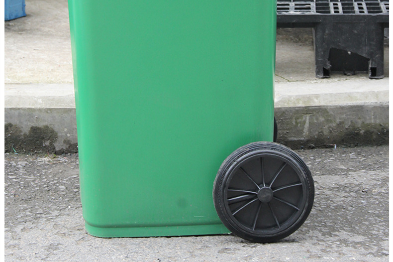 Détails sur les grandes poubelles en plastique