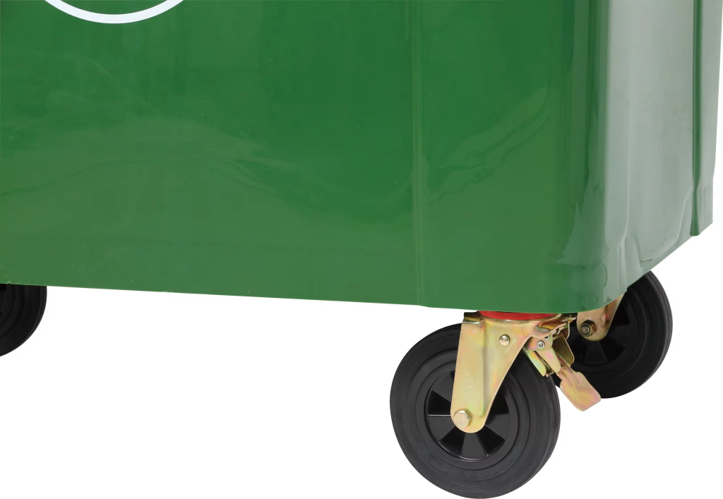 660L Rectangular Plastic Waste Bin with Lid