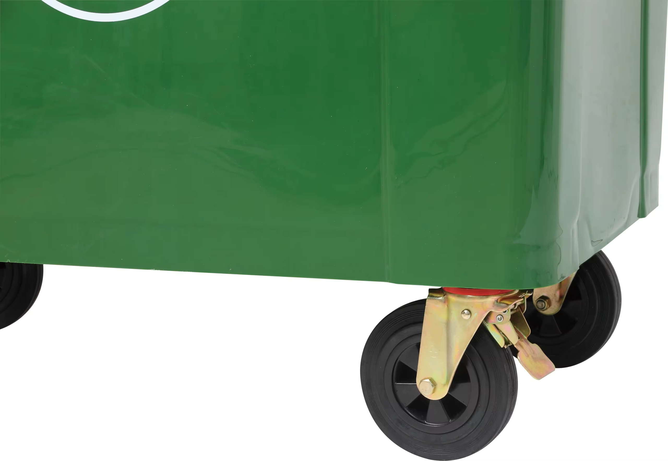 660L Rectangular Plastic Waste Bin with Lid