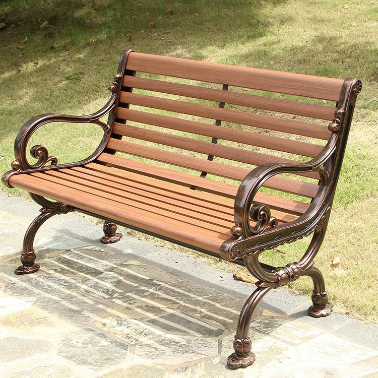 Detalhes do banco externo comercial em fibra de vidro