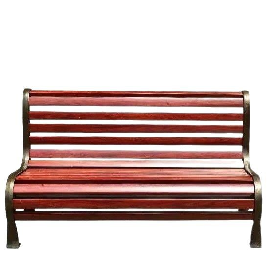Banco moderno para pátio externo, ideal para jardim ou parque.