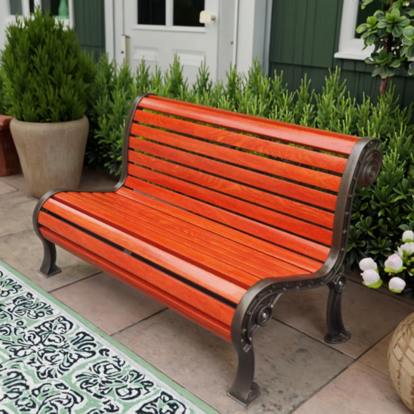 Moderne Gartenbank für den Park