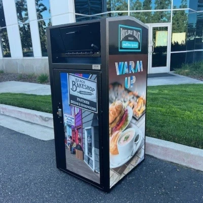 Details zum intelligenten 120-Liter-Recyclingbehälter