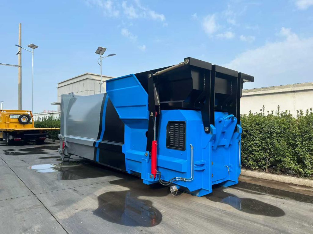 portable waste compactor bin