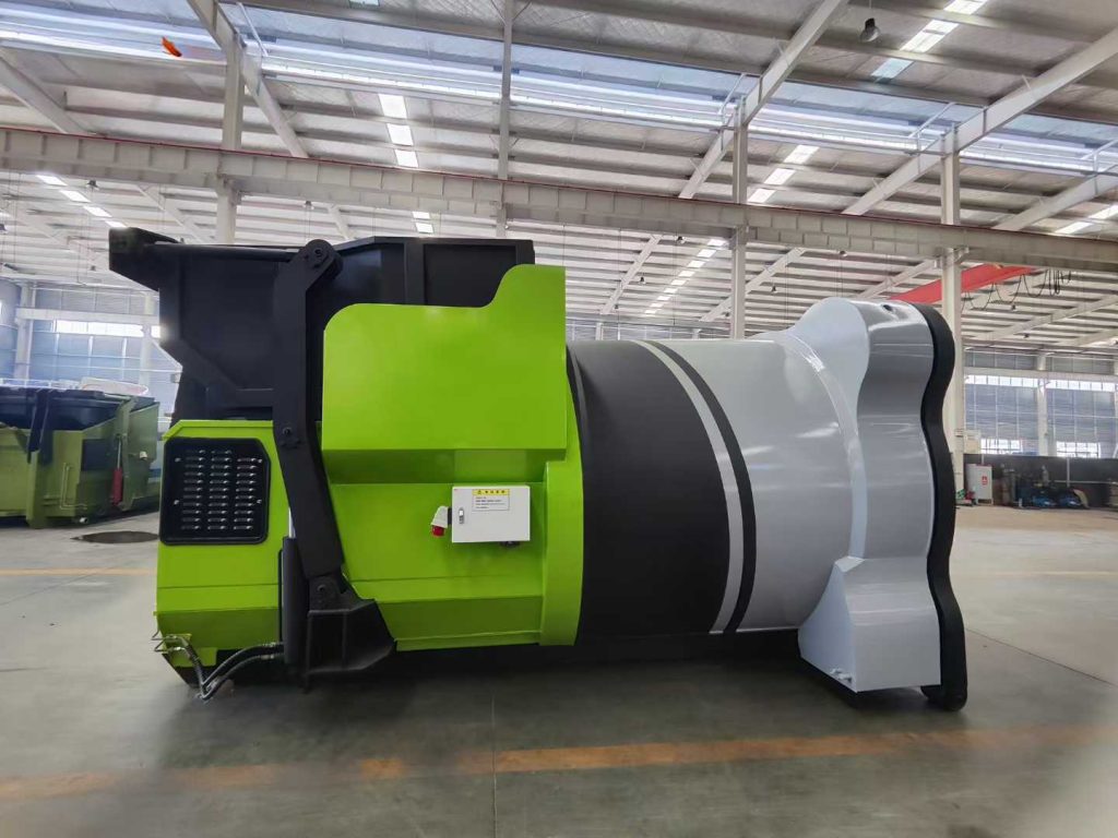 portable garbage compactor bin