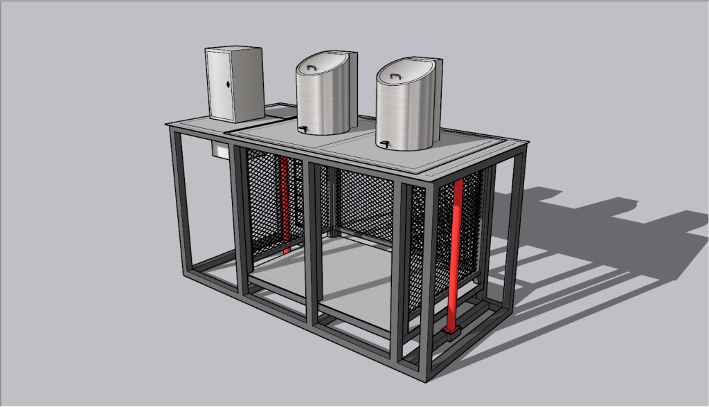 660L Underground Trash Containers structure
