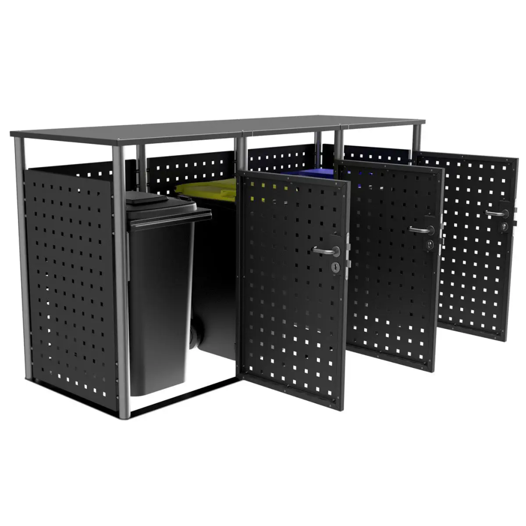 3-fach garbage can box