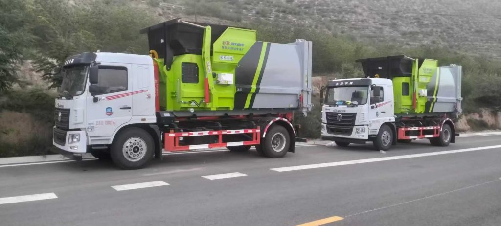 HD mobile garbage compactor bin factory