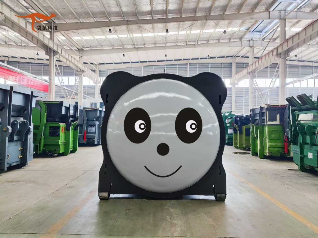 HD portable waste compactor bin