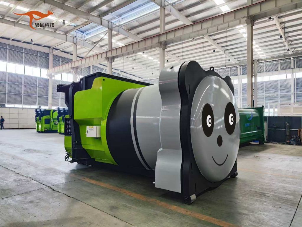 HD mobile waste compactor factory