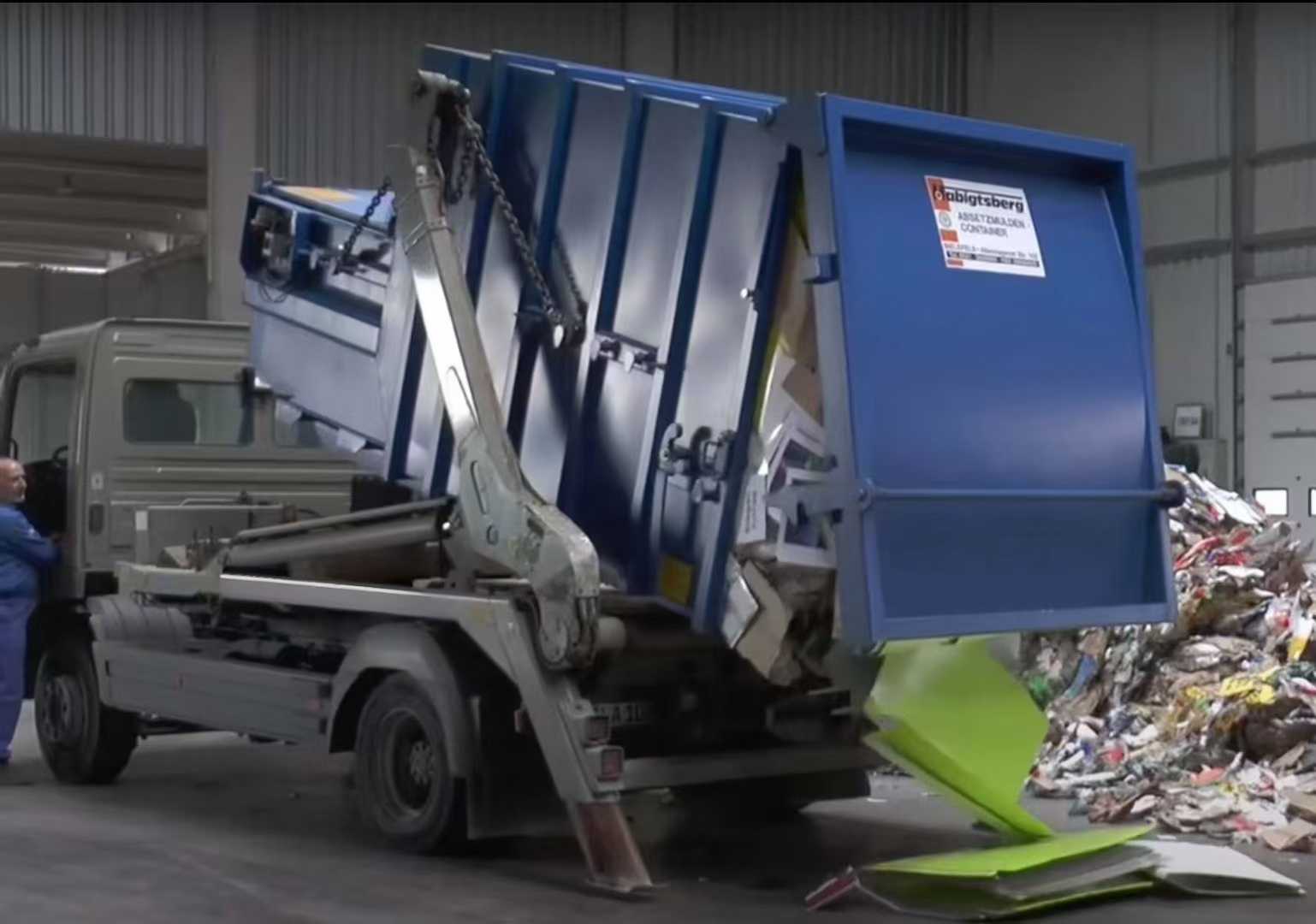 mobile dumpster compactor