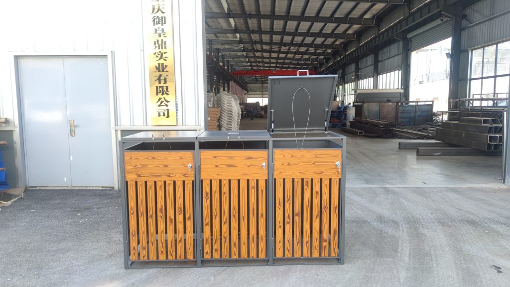 Metal Wheelie Bin Storage