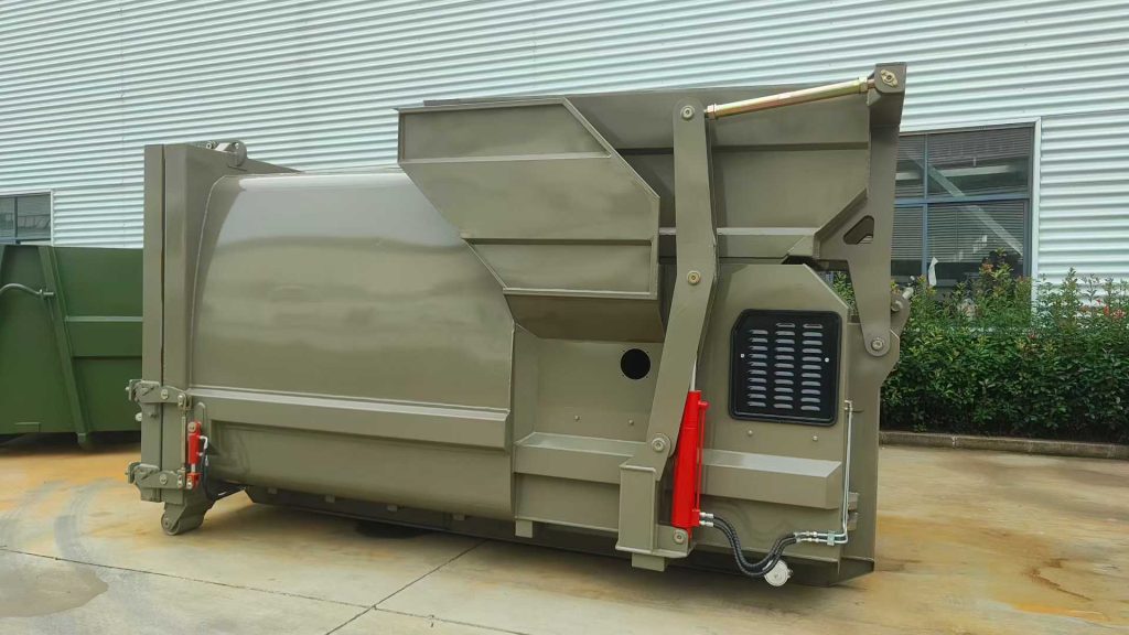 HD mobile garbage compactor bin