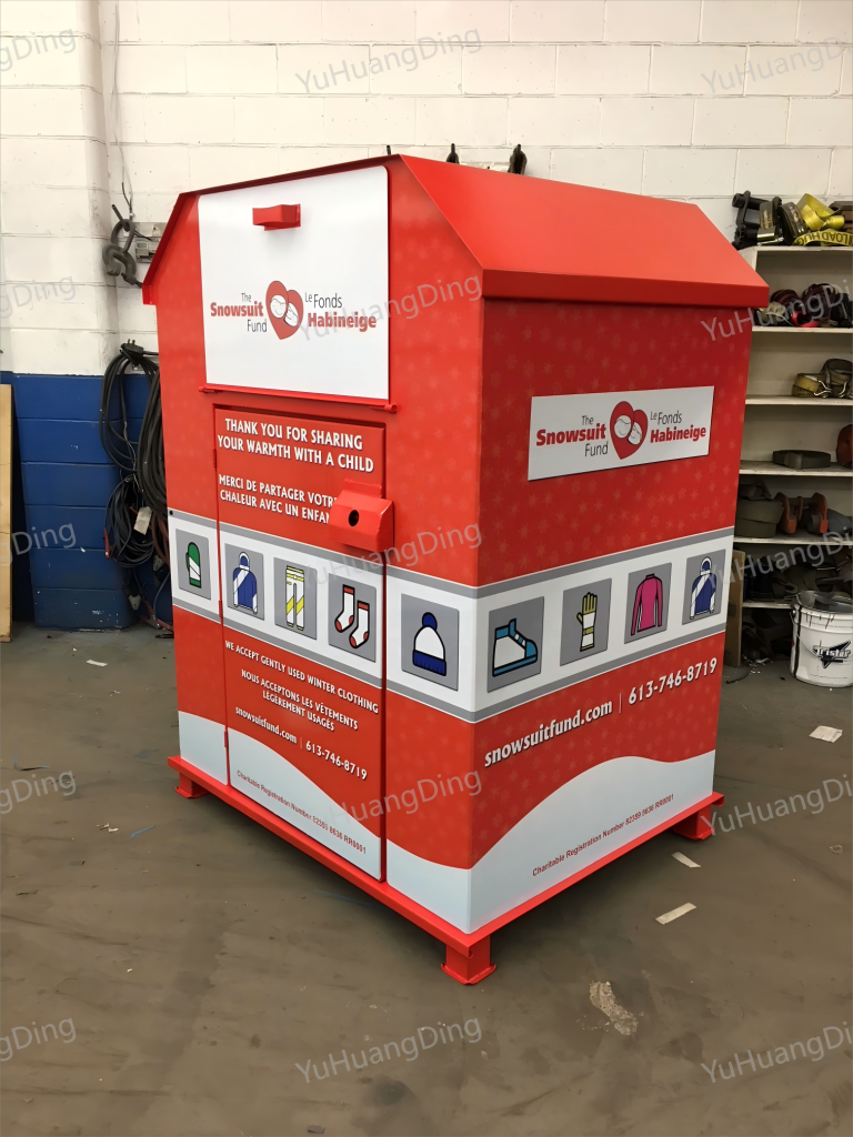 Cloth Recycle Bin onsite