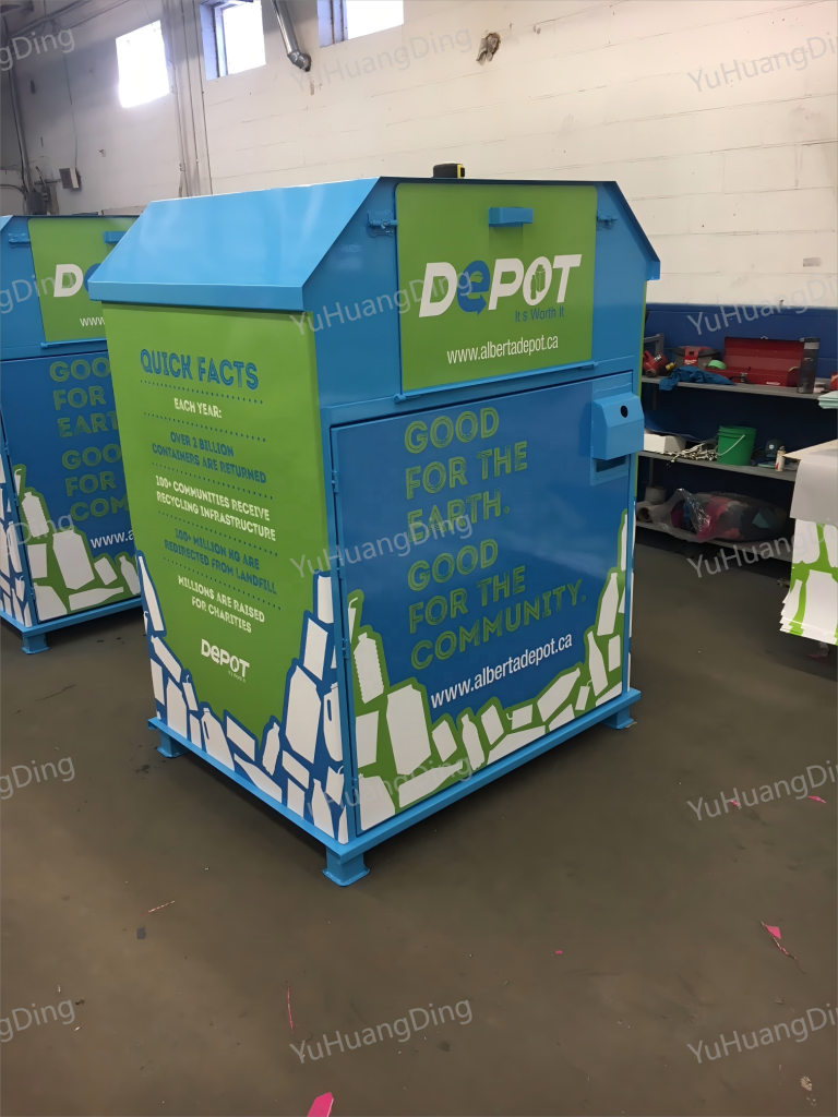 HD Cloth Recycle Bin onsite