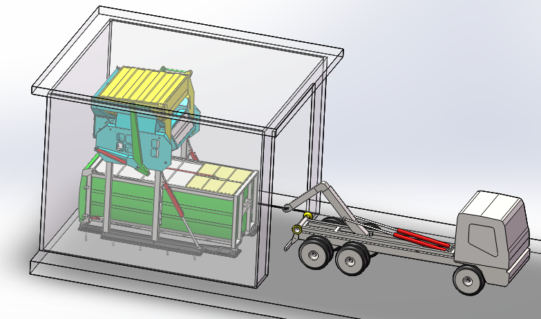 Primary Mode/Structure of Industrial Garbage Compactor