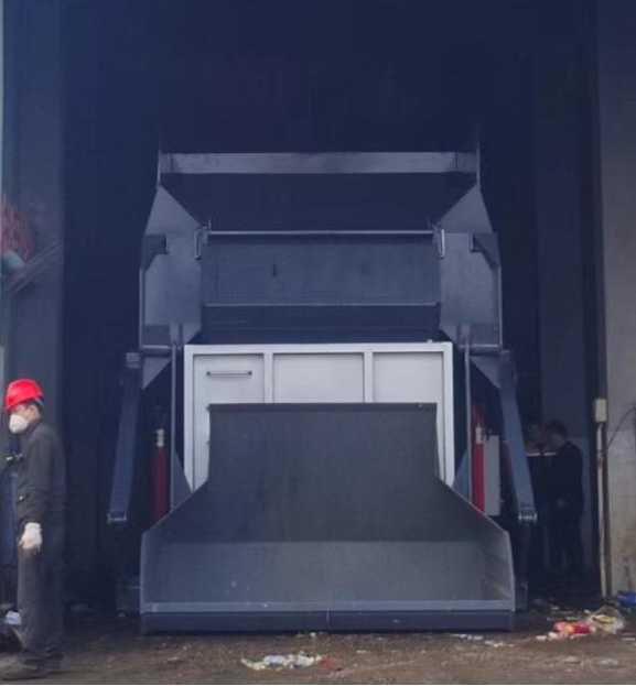 transfer station compactor application