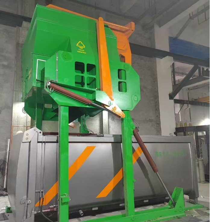 industrial waste compactor aplication