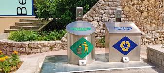 Public Underground Garbage Containers onsite
