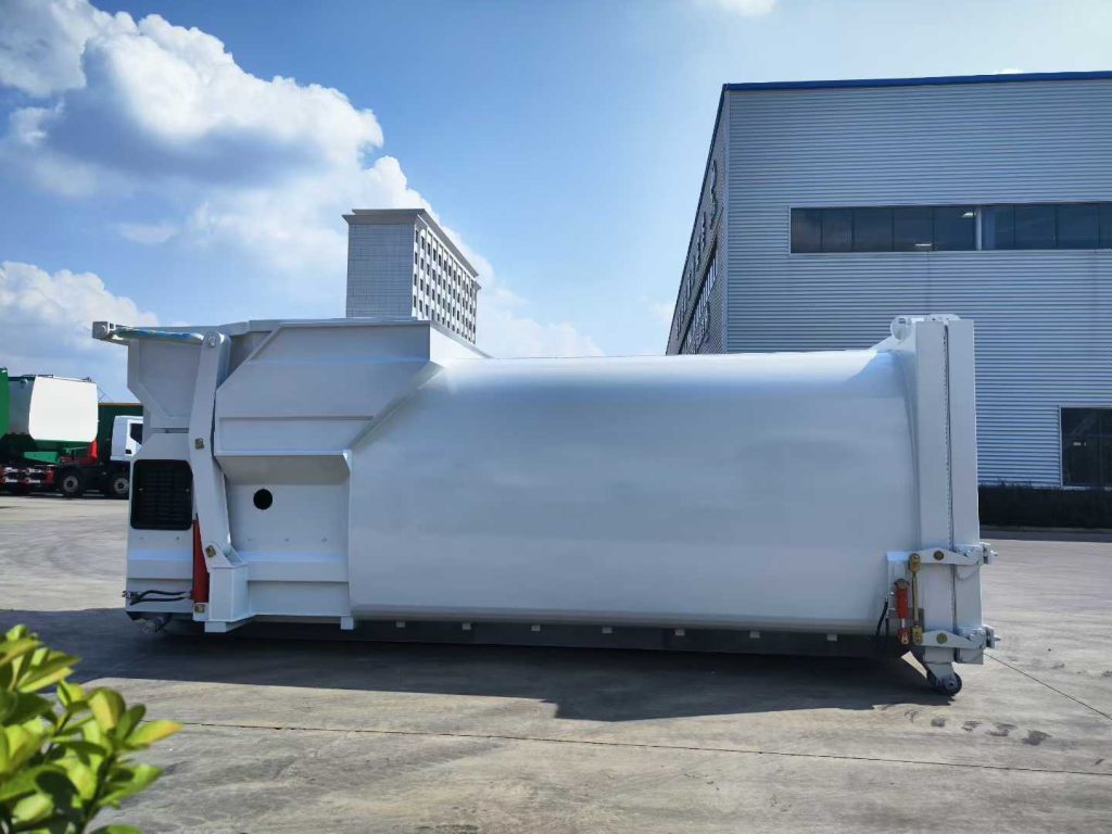 commercial mobile dumpster compactor
