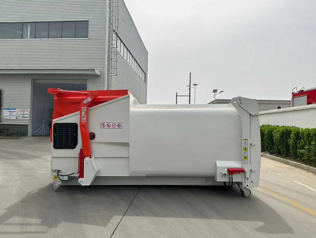 HD mobile waste compactor bin