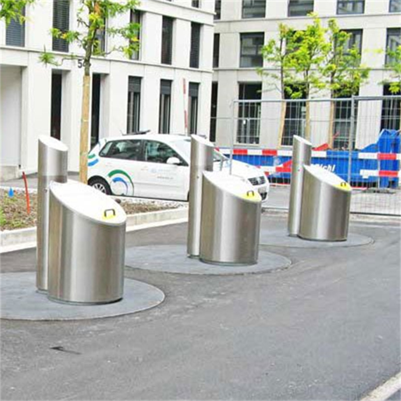 Inground Garbage Can Public