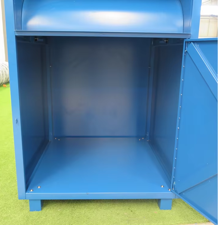 Blue Clothes Drop Boxes Details