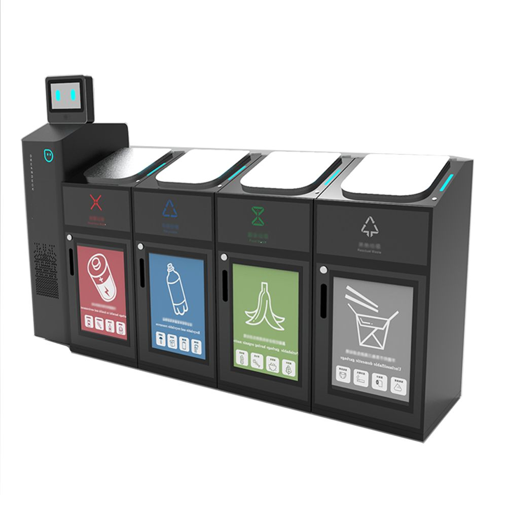 Public Smart Trash Recycle Bin