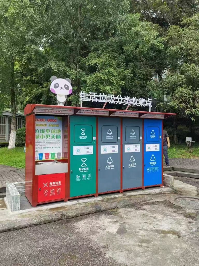4 × 120L + 1 × 30L Smart Trash Bins Uses