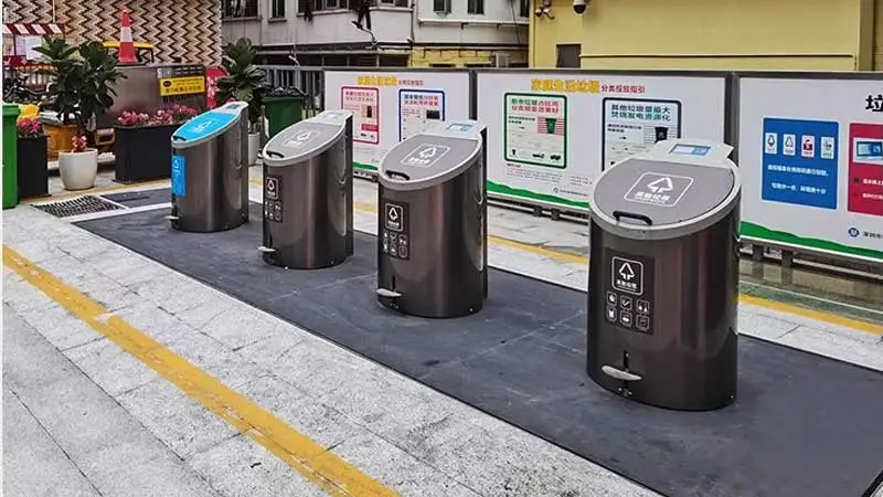 660L × 3 Underground Trash Can