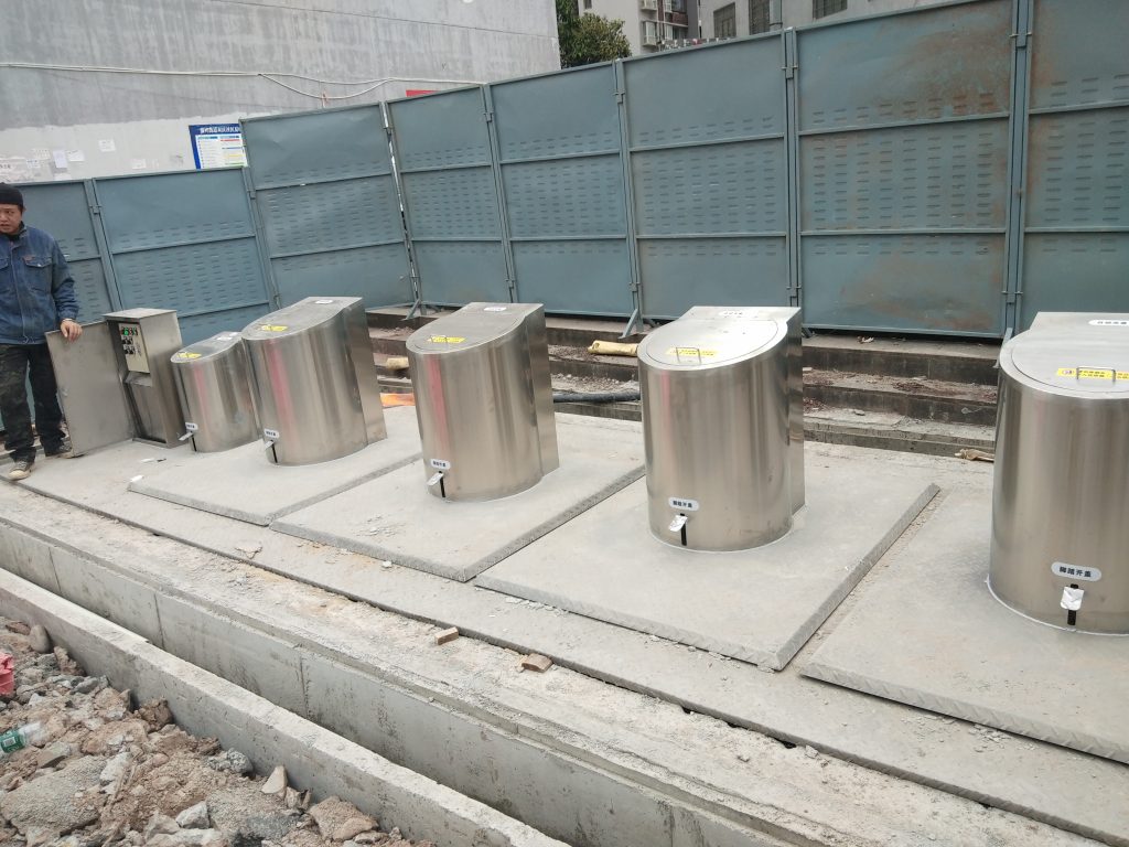 1100L × 5 Underground Trash Containers