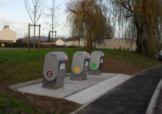 Underground Trash Can Onsite
