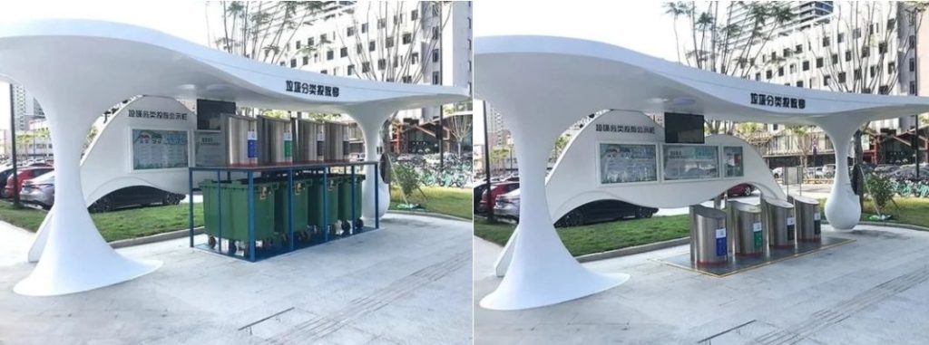 underground waste containers improving urban aesthetics and public space design