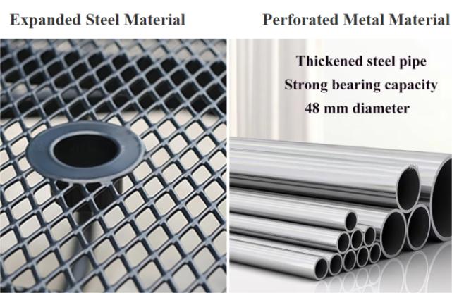 HD Commercial Metal Picnic Tables materials