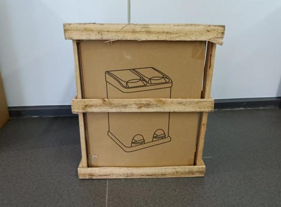 Stainless Steel Pedal Bin package