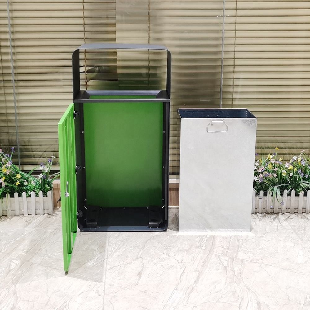 Color-Coded Freestanding Sorting Waste Bins