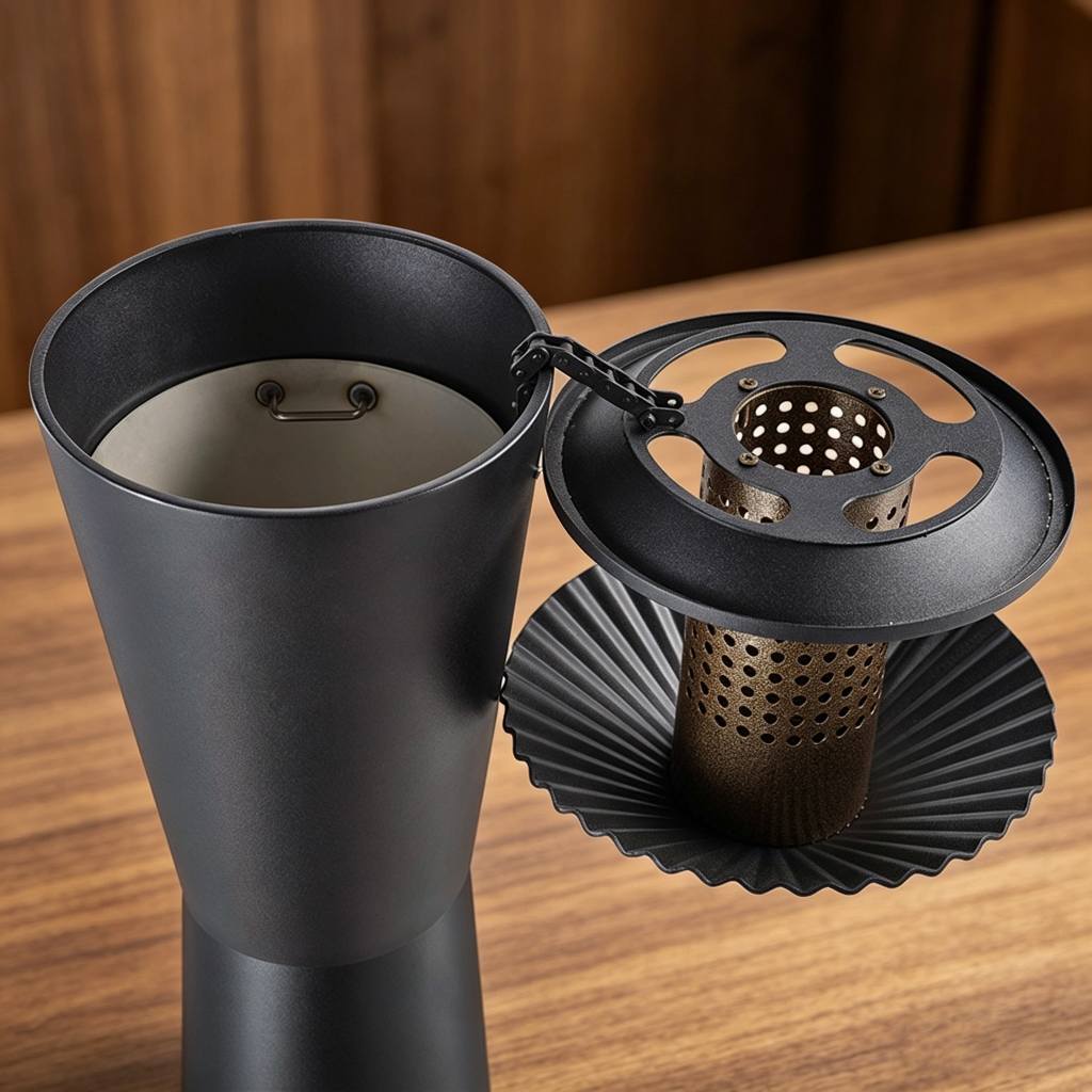 Commercial Outdoor Cigarette Butt Receptacle Bin detail