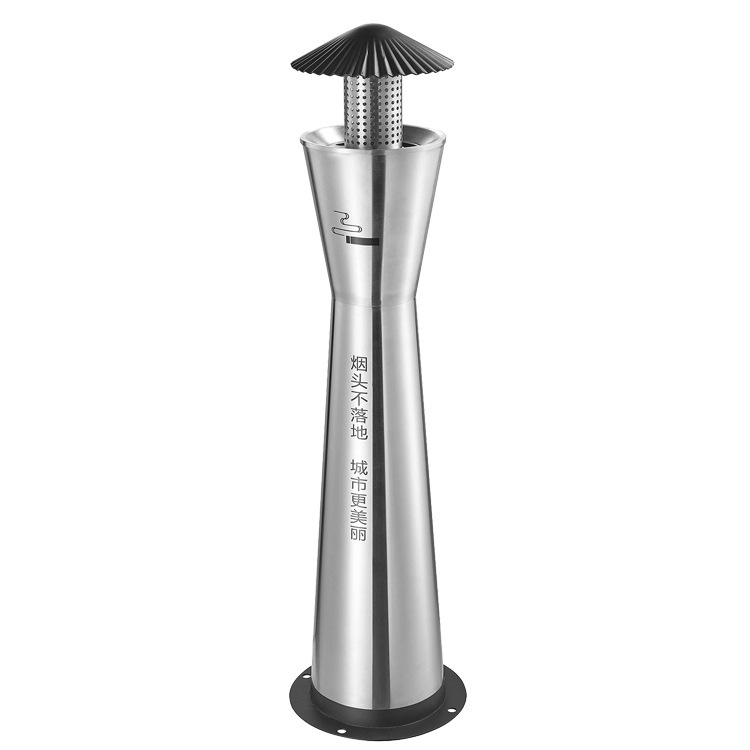 Commercial Outdoor Cigarette Butt Receptacle Bin showcase
