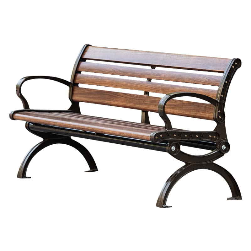 FRP Outdoor Park Bench (With Backrest)