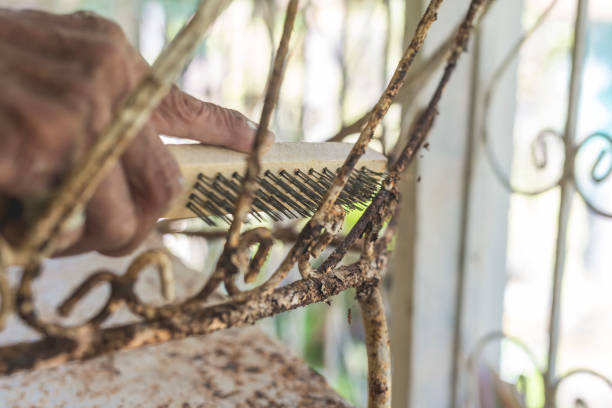 Restore and Refinish Weathered Outdoor Metal Furniture