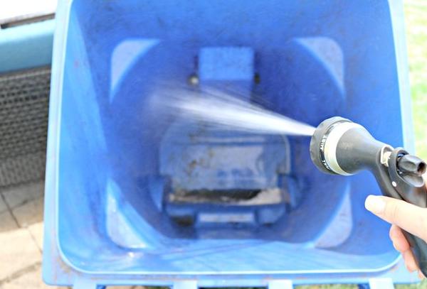 Trash can High Pressure Rinsing