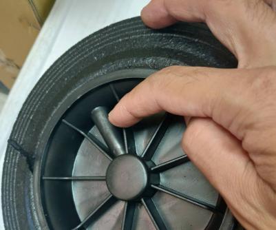 plastic trash can wheel repair