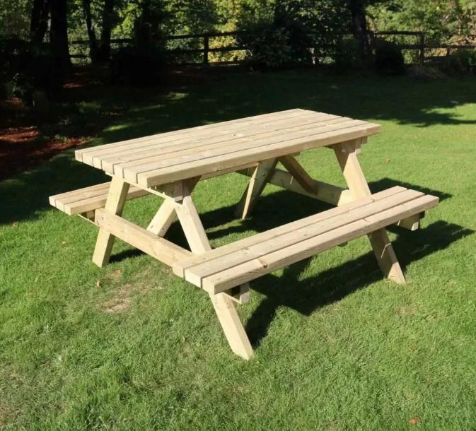 Wood Picnic Tables
