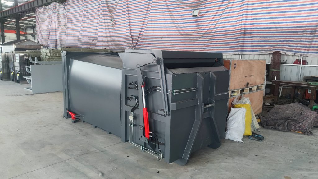 7m³ Mobile Compression Bin (With Hopper)