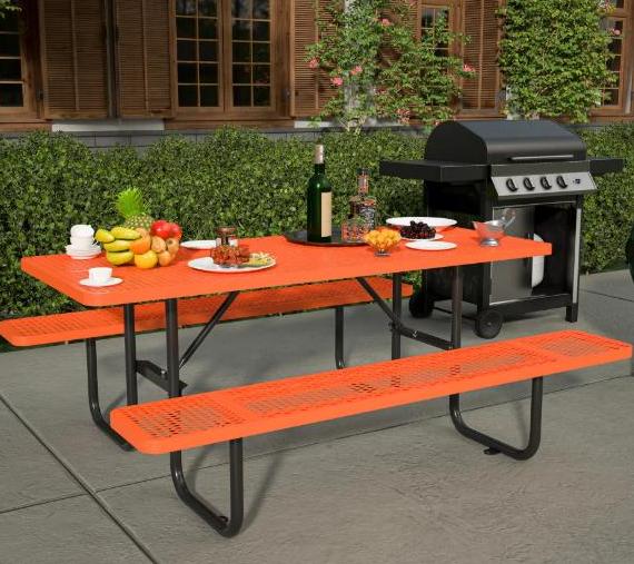Commercial Metal Picnic Tables