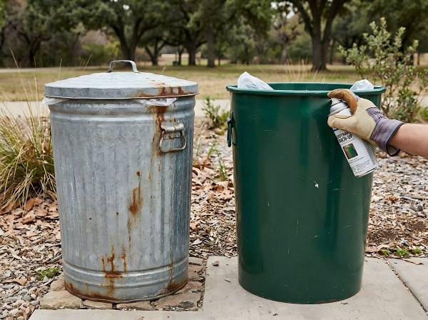 Maintenance Requirements in Galvanized Steel vs. Powder-Coated Steel Trash Cans