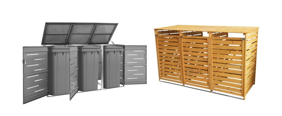 Metal vs. Wood Wheelie Bin Shed