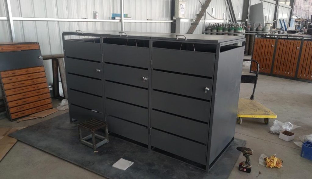 Premium Metal Bin Shed