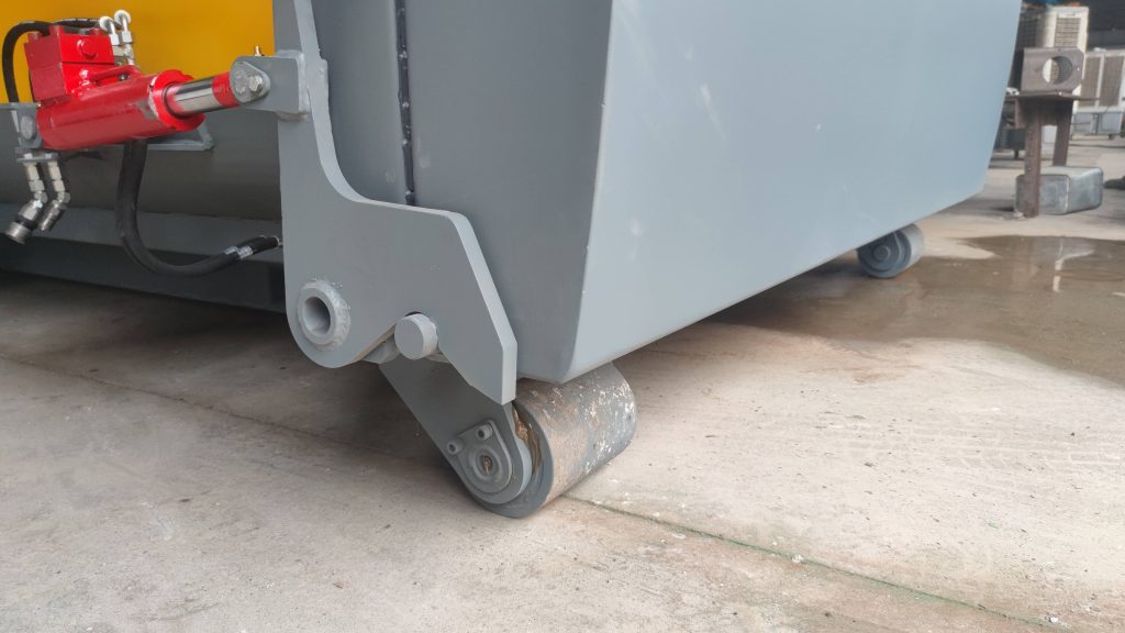 mobile waste compactor bin details