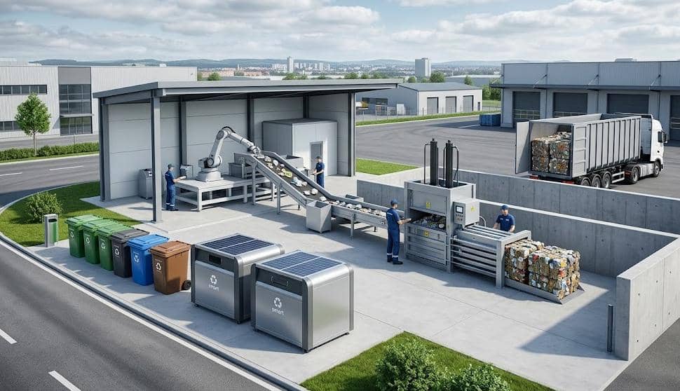 Integrated waste collection and management system
